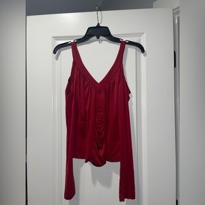 Co-me co-mo top Burgundy